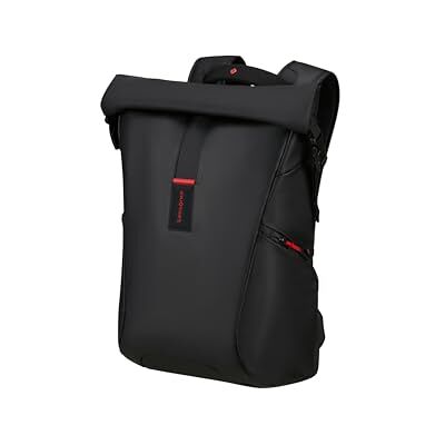 Samsonite Paradiver Light Rekbare laptoprugzak, 17,3 inch, 49 cm, 25/35 l, zwart (zwart) Samsonite Paradiver Light Rekbare laptoprugzak, 17,3 inch, 49 cm, 25/35 l, zwart (zwart)