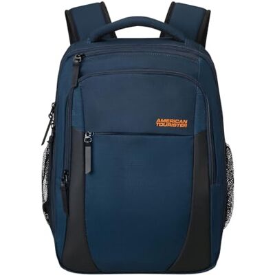 American Tourister Urban Groove UG12 Laptoprugzak 46 cm Business & Schoolrugzak met flessenhouder, ergonomisch, Smart Sleeve 20,5 l Blauw (Dark Navy) American Tourister Urban Groove UG12 Laptoprugzak 46 cm Business & Schoolrugzak met flessenhouder, ergonomisch, Smart Sleeve 20,5 l Blauw (Dark Navy)
