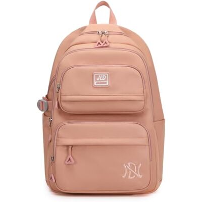 FANDARE Kinderrugzak schooltas jongens meisjes schoolrugzak kinderen schooltas voor scholieren outdoor reizen dagrugzak kleuterschooltas rugzak waterdicht nylon, Roze, L FANDARE Kinderrugzak schooltas jongens meisjes schoolrugzak kinderen schooltas voor scholieren outdoor reizen dagrugzak kleuterschooltas rugzak waterdicht nylon, Roze, L