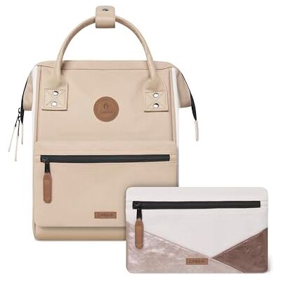 Cabaïa CABAIA Rugzak Adventurer Arcachon – Mini 10 l – waterafstotend – laptopvak 10,5 inch – 2 vakken – veganistisch – reistas, zakelijk, school voor dames en heren – beige Cabaïa CABAIA Rugzak Adventurer Arcachon – Mini 10 l – waterafstotend – laptopvak 10,5 inch – 2 vakken – veganistisch – reistas, zakelijk, school voor dames en heren – beige