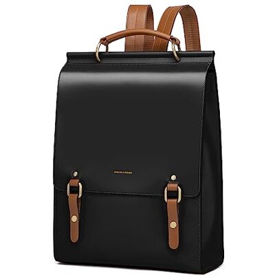 Cnoles Cnolés Zakelijke rugzak voor dames, leer, elegant, waterdicht, diefstalbeveiliging, laptoprugzak, stadstas, L, casual Cnoles Cnolés Zakelijke rugzak voor dames, leer, elegant, waterdicht, diefstalbeveiliging, laptoprugzak, stadstas, L, casual