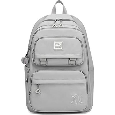 FANDARE Kinderrugzak schooltas jongens meisjes schoolrugzak kinderen schooltas voor scholieren outdoor reizen dagrugzak kleuterschooltas rugzak waterdicht nylon, Grijs, L FANDARE Kinderrugzak schooltas jongens meisjes schoolrugzak kinderen schooltas voor scholieren outdoor reizen dagrugzak kleuterschooltas rugzak waterdicht nylon, Grijs, L