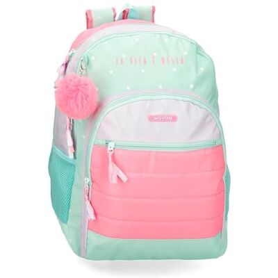 MOVOM La Vita è Bella Schoolrugzak met trolley, groen, 31 x 42 x 13 cm, polyester, 16,93 l, groen, schoolrugzak, geschikt voor trolley, Groen, Schoolrugzak aanpasbaar aan trolley MOVOM La Vita è Bella Schoolrugzak met trolley, groen, 31 x 42 x 13 cm, polyester, 16,93 l, groen, schoolrugzak, geschikt voor trolley, Groen, Schoolrugzak aanpasbaar aan trolley