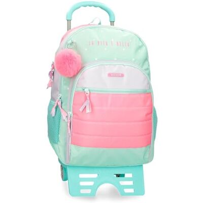 MOVOM La Vita è Bella schoolrugzak met trolley, groen, 33 x 46 x 17 cm, polyester, 25,81 l, groen, schoolrugzak met trolley, Groen, Schoolrugzak met trolley MOVOM La Vita è Bella schoolrugzak met trolley, groen, 33 x 46 x 17 cm, polyester, 25,81 l, groen, schoolrugzak met trolley, Groen, Schoolrugzak met trolley