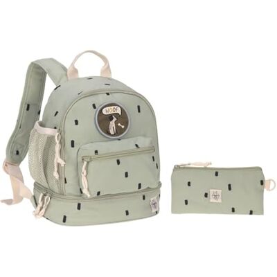 Lässig Kinderrugzak met borstband, tuinrugzak 27 cm, 4,5 liter boven, 1,5 liter onder, 3 jaar/mini-rugzak, licht olijf, hoogte 27 cm, kinderrugzak Lässig Kinderrugzak met borstband, tuinrugzak 27 cm, 4,5 liter boven, 1,5 liter onder, 3 jaar/mini-rugzak, licht olijf, hoogte 27 cm, kinderrugzak