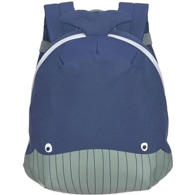 Lässig Kleine kinderrugzak voor de kleuterschool, rugzak met borstband, 20 x 9,5 x 24 cm, 3,5 l/Tiny rugzak walvis Lässig Kleine kinderrugzak voor de kleuterschool, rugzak met borstband, 20 x 9,5 x 24 cm, 3,5 l/Tiny rugzak walvis