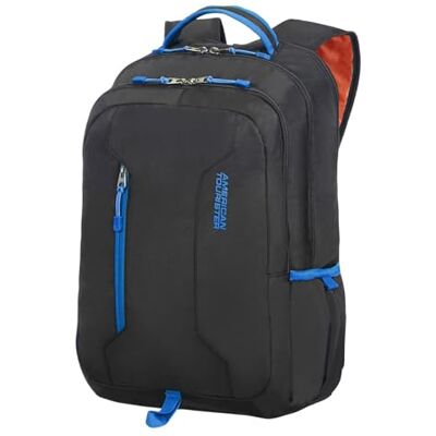 American Tourister American Tourist Urban Groove UG4 Backpack, 47 cm, 27 L, zwart/blauw American Tourister American Tourist Urban Groove UG4 Backpack, 47 cm, 27 L, zwart/blauw