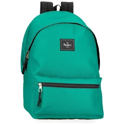 Pepe Jeans Aris Laptoprugzak met dubbel vak, 15,6 inch, 31 x 44 x 17,5 cm, polyester by Joumma Bags, groen, rugzak, Groen, Rugzak Pepe Jeans Aris Laptoprugzak met dubbel vak, 15,6 inch, 31 x 44 x 17,5 cm, polyester by Joumma Bags, groen, rugzak, Groen, Rugzak