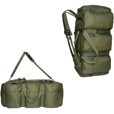 ZEDEVB Grote campingbagage voor heren, 100 liter, outdoor-reisrugzak, wandelen, trekking, toerisme, tactische handtas, Groen, Eén maat ZEDEVB Grote campingbagage voor heren, 100 liter, outdoor-reisrugzak, wandelen, trekking, toerisme, tactische handtas, Groen, Eén maat
