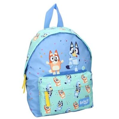 mybagstory Kinderrugzak Bluey jongens blauw kinderen school kleuterschool kleuterschool schooltas voor jongens verstelbare bandjes cadeau-idee 31 cm, Bluey blauw, kind mybagstory Kinderrugzak Bluey jongens blauw kinderen school kleuterschool kleuterschool schooltas voor jongens verstelbare bandjes cadeau-idee 31 cm, Bluey blauw, kind