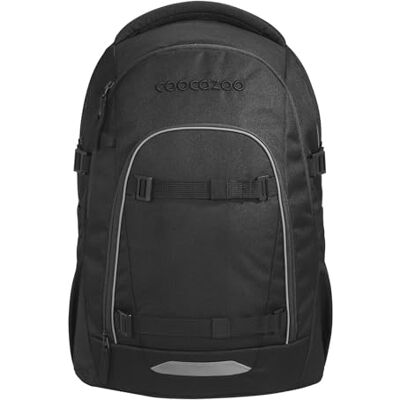 Coocazoo Mate Schoolrugzak, ergonomisch en verstelbaar, in hoogte en grootte verstelbaar, met borstband en heupriem, vanaf de 3e klas, Black Coal zwart, Zwart (Black Coal) Coocazoo Mate Schoolrugzak, ergonomisch en verstelbaar, in hoogte en grootte verstelbaar, met borstband en heupriem, vanaf de 3e klas, Black Coal zwart, Zwart (Black Coal)