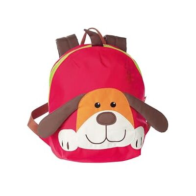 Sigikid 24220 kind jongen meisje rugzak, rood/bruin, Taille unique, kinderrugzak Sigikid 24220 kind jongen meisje rugzak, rood/bruin, Taille unique, kinderrugzak