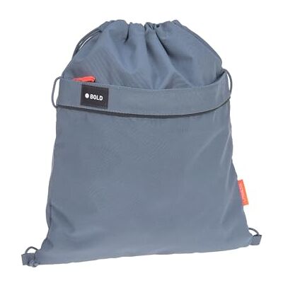 Lässig BOLD Gymtas voor kinderen, sporttas met rugzak/schoolfunctie, string bag, blauw, gymtas, Blauw, gymtas Lässig BOLD Gymtas voor kinderen, sporttas met rugzak/schoolfunctie, string bag, blauw, gymtas, Blauw, gymtas