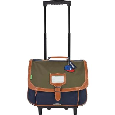 Tann's Trolley 38 cm jongen CP au CE2, kaki/blauw, kaki/blauw, 38 cm, handtekeningen, kaki/blauw, 38 cm, De handtekeningen Tann's Trolley 38 cm jongen CP au CE2, kaki/blauw, kaki/blauw, 38 cm, handtekeningen, kaki/blauw, 38 cm, De handtekeningen