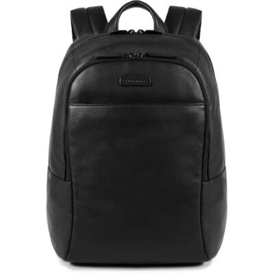 Piquadro Modus Special Rugzak van leer, zwart, 40 cm, tas Piquadro Modus Special Rugzak van leer, zwart, 40 cm, tas