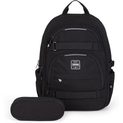 TOPGAL Sac à dos d'école VIKI à partir de la 5ème classe, ergonomique avec panneau arrière en mousse pressée, imperméable et léger, cartable d'école 25 l avec sangle de poitrine, sac à dos étudiant TOPGAL Sac à dos d'école VIKI à partir de la 5ème classe, ergonomique avec panneau arrière en mousse pressée, imperméable et léger, cartable d'école 25 l avec sangle de poitrine, sac à dos étudiant