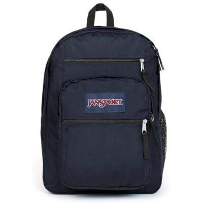 JANSPORT big student, grote rugzak, 15 inch laptopvak., Marine. JANSPORT big student, grote rugzak, 15 inch laptopvak., Marine.