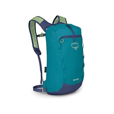 Osprey Daylite Cinch Pack Uniseks rugzak voor volwassenen, blauw spikemoss/alkaline, Talla única, casual Osprey Daylite Cinch Pack Uniseks rugzak voor volwassenen, blauw spikemoss/alkaline, Talla única, casual