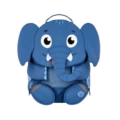 Affenzahn Kleine kinderrugzak 1 tot 3 jaar van gerecyclede flessen groene kikker (afz-nes-001-014) maat 25 cm, Blauwe olifant, Eén maat, Casual Affenzahn Kleine kinderrugzak 1 tot 3 jaar van gerecyclede flessen groene kikker (afz-nes-001-014) maat 25 cm, Blauwe olifant, Eén maat, Casual
