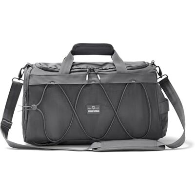 Johnny Urban Shawn 2-in-1 sport- en reistas met schoenenvak en rugzak, draagtas voor sport, weekend, reizen, Donkergrijs, Reistas Johnny Urban Shawn 2-in-1 sport- en reistas met schoenenvak en rugzak, draagtas voor sport, weekend, reizen, Donkergrijs, Reistas