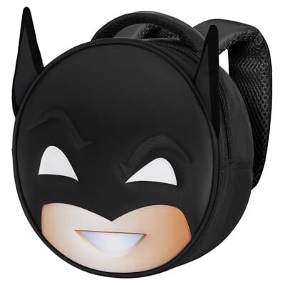 KARACTERMANIA Batman Send-Emoji rugzak, zwart, 22 x 22 cm, inhoud 4 l, zwart, één maat, emoji-rugzak, verzenden, zwart., Emoji-rugzak verzenden KARACTERMANIA Batman Send-Emoji rugzak, zwart, 22 x 22 cm, inhoud 4 l, zwart, één maat, emoji-rugzak, verzenden, zwart., Emoji-rugzak verzenden