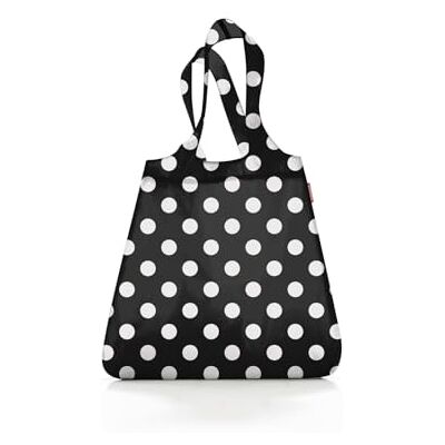 reisenthel Mini Maxi Shopper Opvouwbare en compacte rugzak Waterdicht, wit gestippeld, één maat, sport reisenthel Mini Maxi Shopper Opvouwbare en compacte rugzak Waterdicht, wit gestippeld, één maat, sport