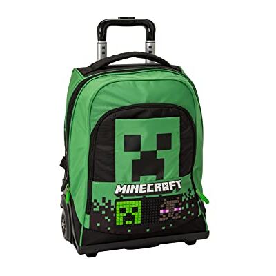 Franco Cosimo Panini Minecraft Rugzak georganiseerd TROLLEY PREMIUM NEW, groen, Taglia Unica, casual, groen, Eén maat, casual, Groen, Taille unique, casual Franco Cosimo Panini Minecraft Rugzak georganiseerd TROLLEY PREMIUM NEW, groen, Taglia Unica, casual, groen, Eén maat, casual, Groen, Taille unique, casual