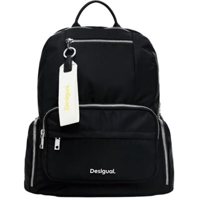 Desigual Dames Nylon Rugzak Maat M L Zwart Large Nylon Rugzak Accessoires Medium Desigual Dames Nylon Rugzak Maat M L Zwart Large Nylon Rugzak Accessoires Medium