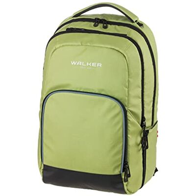 Walker 42128-361 College Lime rugzak met 3 vakken, zijzakken, gevoerde rug, in hoogte verstelbaar draagsysteem en verstelbare riemen, Groen, klassiek Walker 42128-361 College Lime rugzak met 3 vakken, zijzakken, gevoerde rug, in hoogte verstelbaar draagsysteem en verstelbare riemen, Groen, klassiek