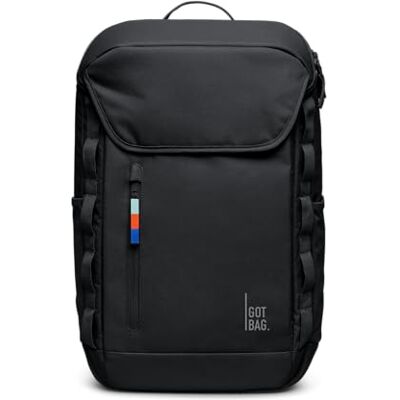 GOT BAG Pro Pack Rugzak van Ocean Impact Plastic Reisrugzak voor 16 inch laptop 25 l handbagage, Zwart, Eén maat, Minimalistisch GOT BAG Pro Pack Rugzak van Ocean Impact Plastic Reisrugzak voor 16 inch laptop 25 l handbagage, Zwart, Eén maat, Minimalistisch