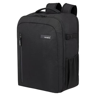 Samsonite Roader Cabine rugzak, 40 x 30 x 20 cm, handbagage voor Ryanair, Wizz Air & Voling, onderstoel tas met laptopvak, Diepzwart, EasyJet Samsonite Roader Cabine rugzak, 40 x 30 x 20 cm, handbagage voor Ryanair, Wizz Air & Voling, onderstoel tas met laptopvak, Diepzwart, EasyJet