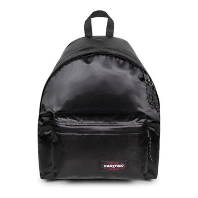 Eastpak Padded Pak'r Rugzak 24 l (40 x 30 x 18 cm), duurzaam en waterafstotend, lichte school- en reistas met gevoerde schouderbanden, Satijn zwart, PADDED PAK'R Rugzak, zwart gesatineerd Eastpak Padded Pak'r Rugzak 24 l (40 x 30 x 18 cm), duurzaam en waterafstotend, lichte school- en reistas met gevoerde schouderbanden, Satijn zwart, PADDED PAK'R Rugzak, zwart gesatineerd