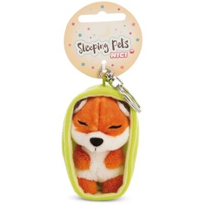NICI 61601 Porte-clés, Motif Renard, Inscription « Sleeping Pets », 8 cm, Dans Un Panier, Orange, Compagnon Fidèle Pour Sac À Dos Ou Pour Sac, Pour Petits Et Grands NICI 61601 Porte-clés, Motif Renard, Inscription « Sleeping Pets », 8 cm, Dans Un Panier, Orange, Compagnon Fidèle Pour Sac À Dos Ou Pour Sac, Pour Petits Et Grands