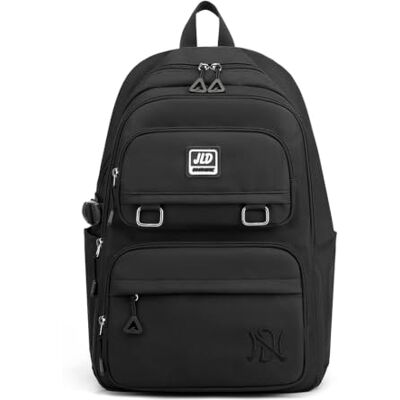 FANDARE Kinderrugzak schooltas jongens meisjes schoolrugzak kinderen schooltas voor scholieren outdoor reizen dagrugzak kleuterschooltas rugzak waterdicht nylon, Zwart, L FANDARE Kinderrugzak schooltas jongens meisjes schoolrugzak kinderen schooltas voor scholieren outdoor reizen dagrugzak kleuterschooltas rugzak waterdicht nylon, Zwart, L
