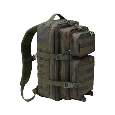 Brandit Us Cooper Large US Cooper Grote rugzak, uniseks, Dark Woodland, Klassiek Brandit Us Cooper Large US Cooper Grote rugzak, uniseks, Dark Woodland, Klassiek
