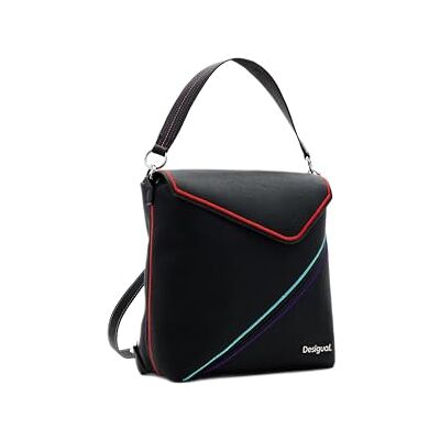 Desigual Mini Polyurethaan Rugzak voor Vrouwen Maat S, Zwart, Klein, Accessoires PU Rugzak Mini Desigual Mini Polyurethaan Rugzak voor Vrouwen Maat S, Zwart, Klein, Accessoires PU Rugzak Mini