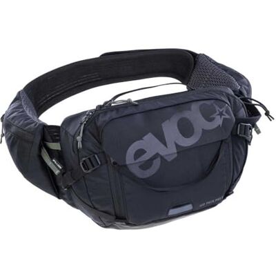EVOC HIP Pack Pro 3 + HYDRATION BLADDER 1,5, heuptas (AIR FLOW CONTACT SYSTEM, AERO FLEX-riem, met 1,5 liter waterzak en flessenhouder, eenheidsmaat), zwart EVOC HIP Pack Pro 3 + HYDRATION BLADDER 1,5, heuptas (AIR FLOW CONTACT SYSTEM, AERO FLEX-riem, met 1,5 liter waterzak en flessenhouder, eenheidsmaat), zwart