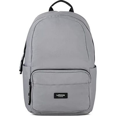 LARKSON Schoolrugzak voor meisjes en jongens tieners nr. 3 Rugzak voor dames en heren voor school 16 inch laptopvak Gerecycled PET Waterdicht One Size LARKSON Schoolrugzak voor meisjes en jongens tieners nr. 3 Rugzak voor dames en heren voor school 16 inch laptopvak Gerecycled PET Waterdicht One Size