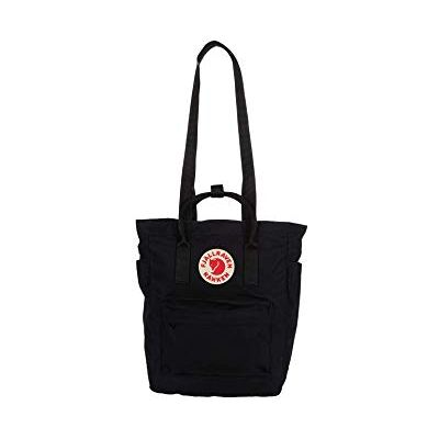 Fjällräven Fjallraven Kånken Totepack Backpack, unisex, volwassenen, zwart, één maat Fjällräven Fjallraven Kånken Totepack Backpack, unisex, volwassenen, zwart, één maat