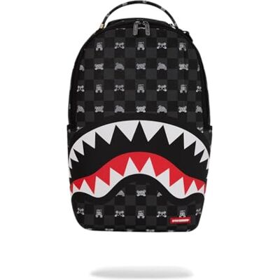 SPRAYGROUND Rugzak zwart grijs Peeking Character Check DLXSV rugzak SPRAYGROUND Rugzak zwart grijs Peeking Character Check DLXSV rugzak