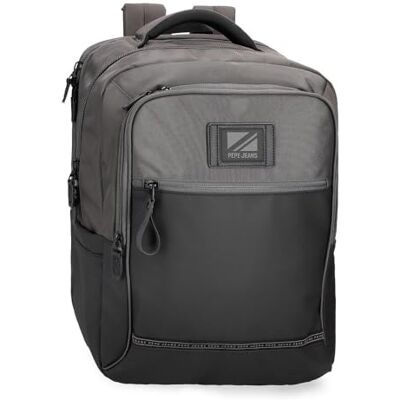 Pepe Jeans Stratford Laptoprugzak, grijs, 31 x 44 x 15 cm, polyester, 20,46 l, grijs, talla única, laptoprugzak, grijs, één maat, laptoprugzak, grijs., Laptop rugzak Pepe Jeans Stratford Laptoprugzak, grijs, 31 x 44 x 15 cm, polyester, 20,46 l, grijs, talla única, laptoprugzak, grijs, één maat, laptoprugzak, grijs., Laptop rugzak