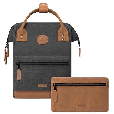 Cabaïa CABAIA Rugzak Adventurer Luxemburg – Maxi 23 l – waterafstotend – laptopvak 15 inch – 2 vakken – veganistisch – reistas, zakelijk, school voor dames en heren – zwart Cabaïa CABAIA Rugzak Adventurer Luxemburg – Maxi 23 l – waterafstotend – laptopvak 15 inch – 2 vakken – veganistisch – reistas, zakelijk, school voor dames en heren – zwart