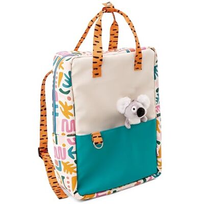 NICI Rugzak 34 x 24 x 10 cm met klein knuffeldier, Koala, 10 cm, kleurrijk, schooltas met pluche voor jongens en meisjes, afneembaar pluche speelgoed, zacht en pluizig NICI Rugzak 34 x 24 x 10 cm met klein knuffeldier, Koala, 10 cm, kleurrijk, schooltas met pluche voor jongens en meisjes, afneembaar pluche speelgoed, zacht en pluizig