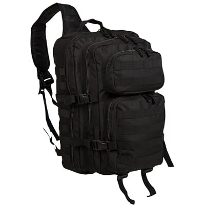 Mil-Tec Mel-Tec Assault rugzak, zwart, één maat, casual Mil-Tec Mel-Tec Assault rugzak, zwart, één maat, casual