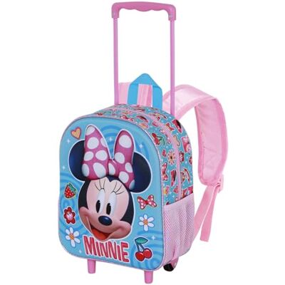 Disney Minnie Mouse Happiness Kleine 3D-rugzak met wieltjes, blauw, 26 x 34 cm, inhoud 7 l, Minnie Mouse blauw, één maat, kleine 3D-rugzak met wieltjes Disney Minnie Mouse Happiness Kleine 3D-rugzak met wieltjes, blauw, 26 x 34 cm, inhoud 7 l, Minnie Mouse blauw, één maat, kleine 3D-rugzak met wieltjes