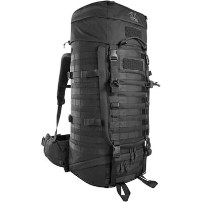 Tasmanian Tiger TT Base Pack 60 FO Modulaire rugzak uitbreidbaar van 60 l tot 75 l met grote opening aan de voorkant, ergonomische trekkingrugzak met Molle-systeem, zwart., Tactisch Tasmanian Tiger TT Base Pack 60 FO Modulaire rugzak uitbreidbaar van 60 l tot 75 l met grote opening aan de voorkant, ergonomische trekkingrugzak met Molle-systeem, zwart., Tactisch