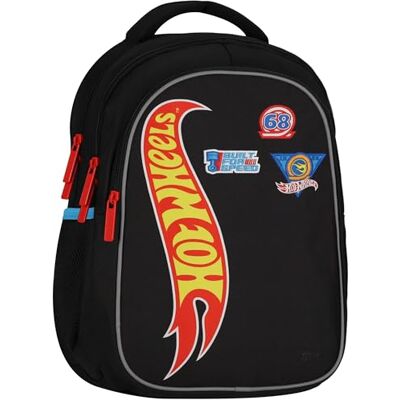sarcia.eu Versterkte schoolrugzak voor jongens met reflectoren met drie vakken, voetbal, zwart-groen, 40 x 29 x 20 cm, 23 l, Hot Wheels B, Kinderen sarcia.eu Versterkte schoolrugzak voor jongens met reflectoren met drie vakken, voetbal, zwart-groen, 40 x 29 x 20 cm, 23 l, Hot Wheels B, Kinderen