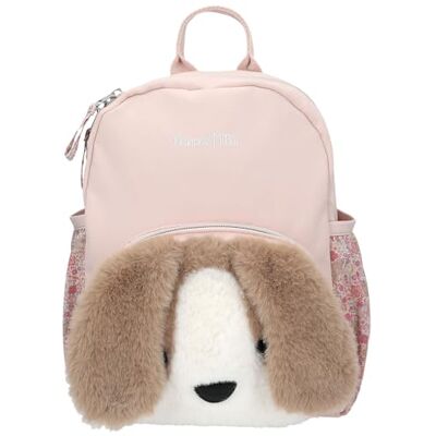 Depesche Princess Mimi Milo rugzak, roze, met hondenmotief, vallende oren en pluche, tas met verstelbare schouderbanden, meerkleurig, 13128 Depesche Princess Mimi Milo rugzak, roze, met hondenmotief, vallende oren en pluche, tas met verstelbare schouderbanden, meerkleurig, 13128