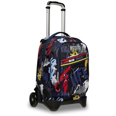 Seven S.p.a. Trolley Jack 2wd Trolley Uniseks kinderen (1 stuk), Blauw, Rugzak Seven S.p.a. Trolley Jack 2wd Trolley Uniseks kinderen (1 stuk), Blauw, Rugzak