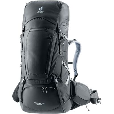 Deuter Aircontact Pro 65+10 SL trekkingrugzak voor dames, grafiet, 65 + 10 l, minimalistisch Deuter Aircontact Pro 65+10 SL trekkingrugzak voor dames, grafiet, 65 + 10 l, minimalistisch